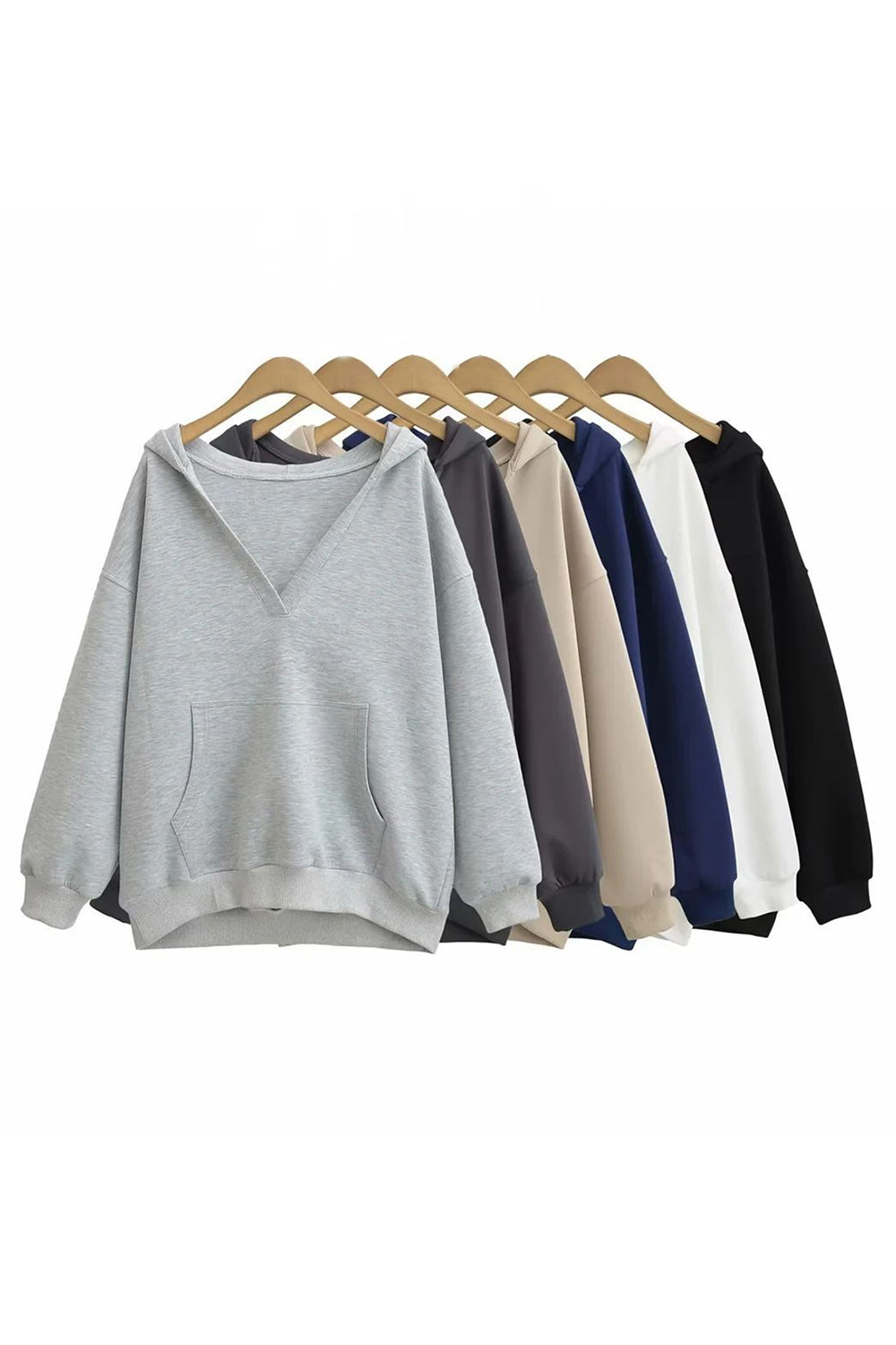 Basic Bae Kangaroo Pocket Long Sleeve Hoodie